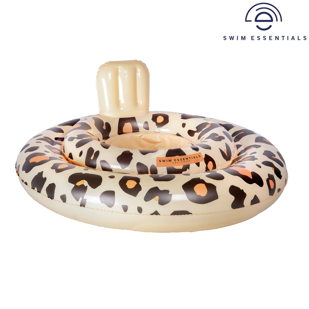 Badring baby Swim Essentials Beige Leopard