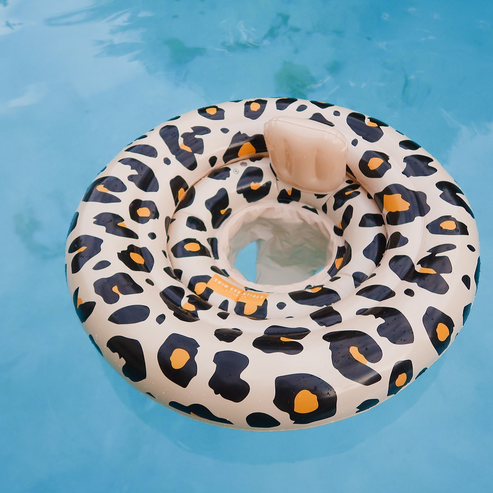 Badring baby Swim Essentials Beige Leopard