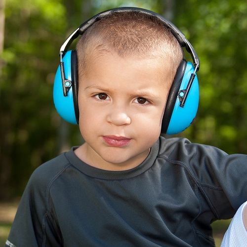 Hörselkåpor barn Banz Kidz blå