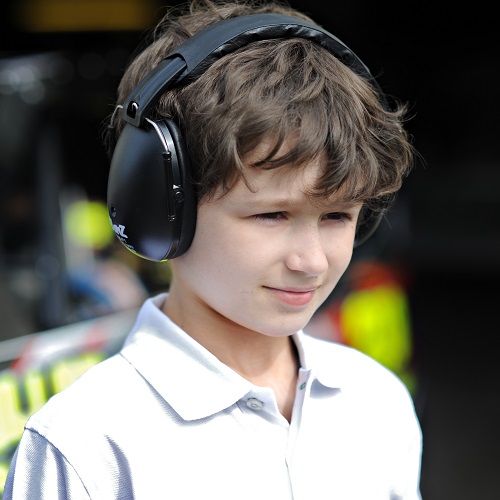 Hörselkåopor för barn Banz Kidz Black Onyx