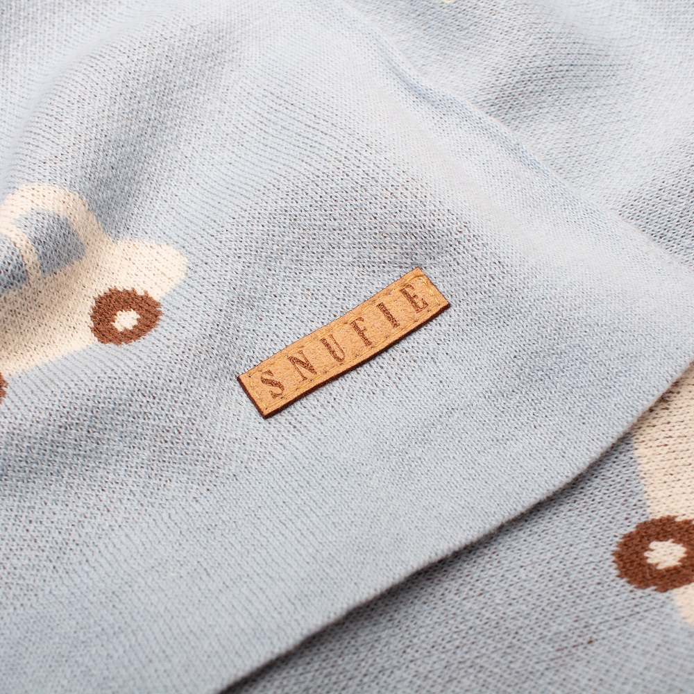 Barnfilt Snufie Cars Blue