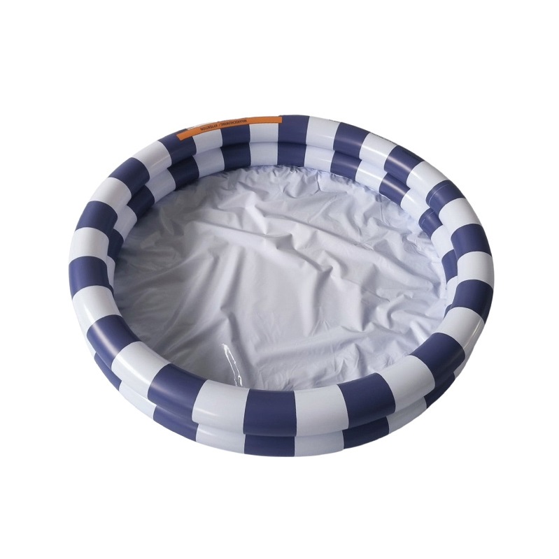 Uppblåsbar barnpool - Swim Essentials Blue Stripes