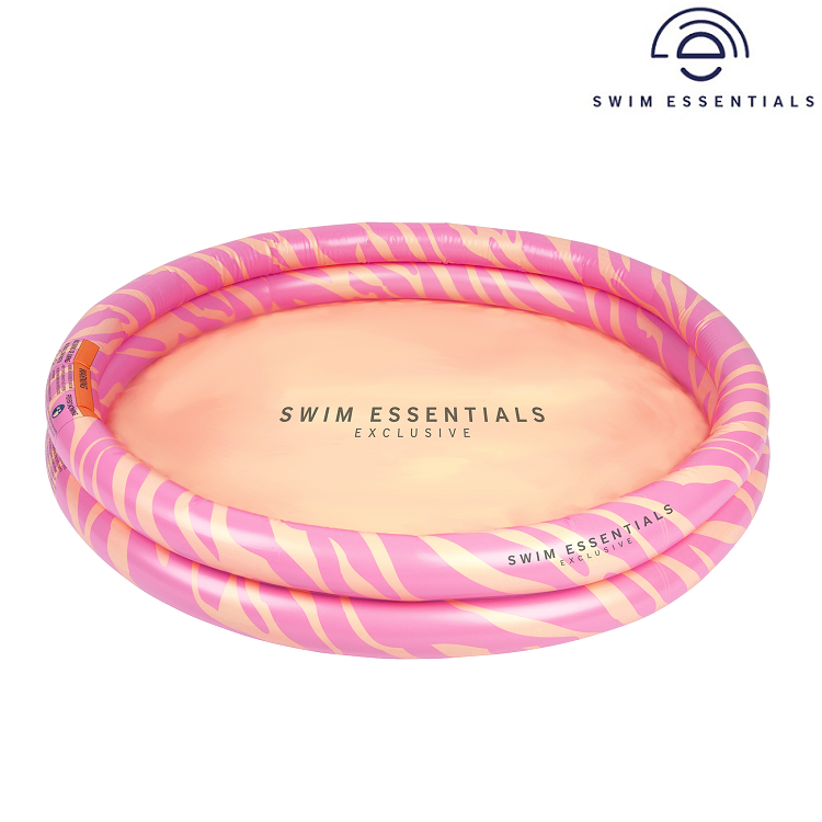 Uppblåsbar barnpool Swim Essentials Pink Zebra