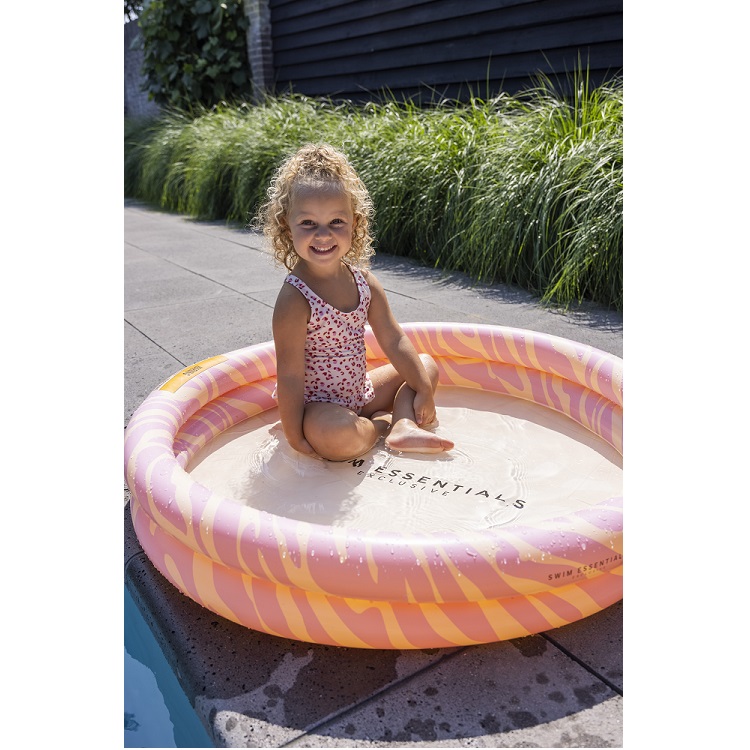 Uppblåsbar barnpool Swim Essentials Pink Zebra