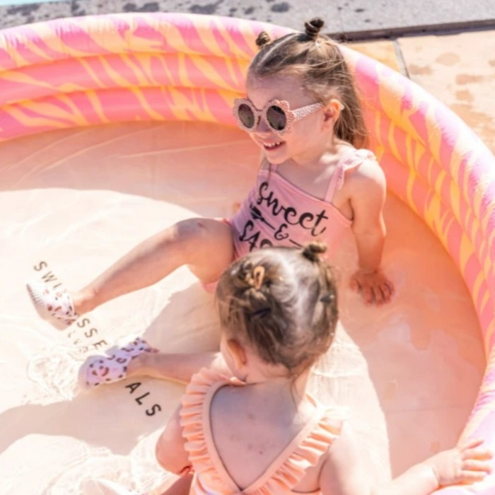 Uppblåsbar barnpool Swim Essentials Pink Zebra