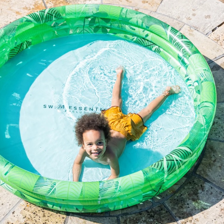 Uppblåsbar barnpool - Swim Essentials Tropical