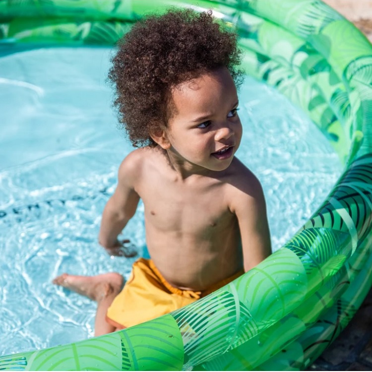 Uppblåsbar barnpool Swim Essentials Tropical