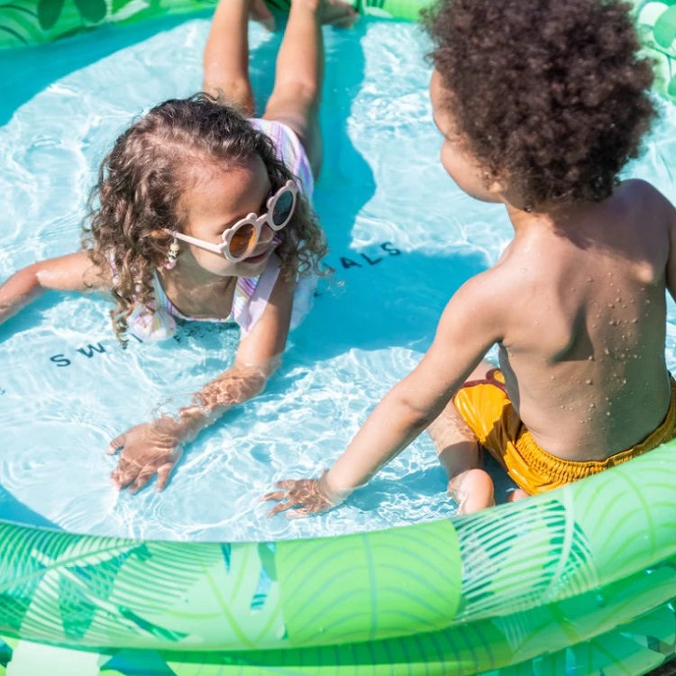 Uppblåsbar barnpool Swim Essentials Tropical