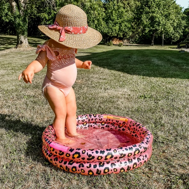 Uppblåsbar barnpool Swim Essentials Pink Panther