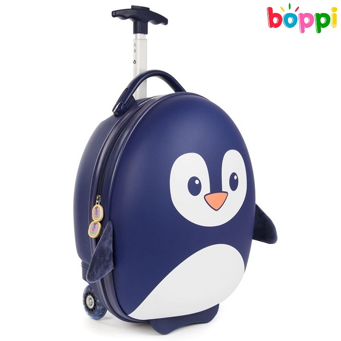 Barnresväska Boppi Tiny Trekker Blue Penguin