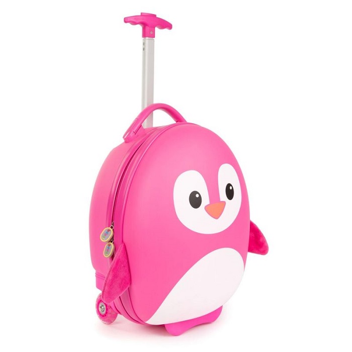 Barnresväska Boppi Tiny Trekker Pink Penguin