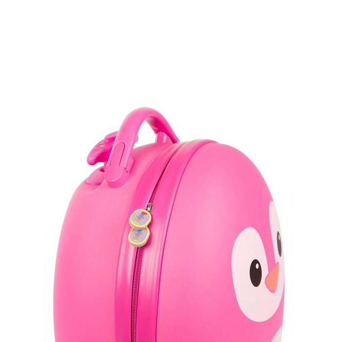 Barnresväska Boppi Tiny Trekker Pink Penguin