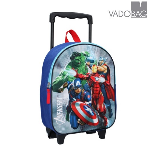 Resväska barn Avengers framsida i 3D