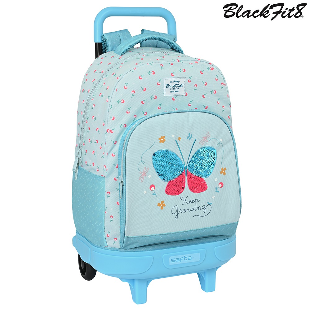 Barnresväska Trolley Backpack Blackfit8 Butterfly