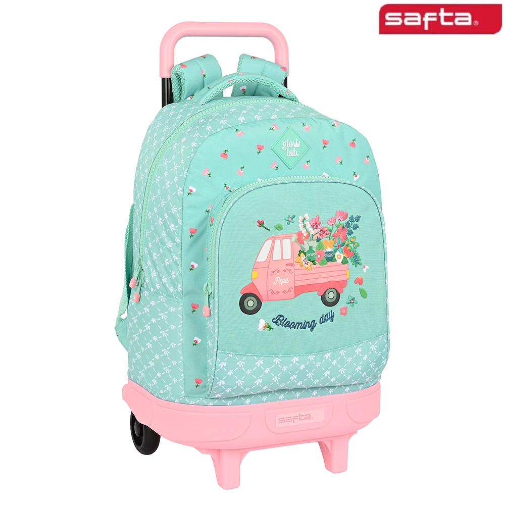 Barnresväska Trolley Backpack Glowlab Kids Cloud