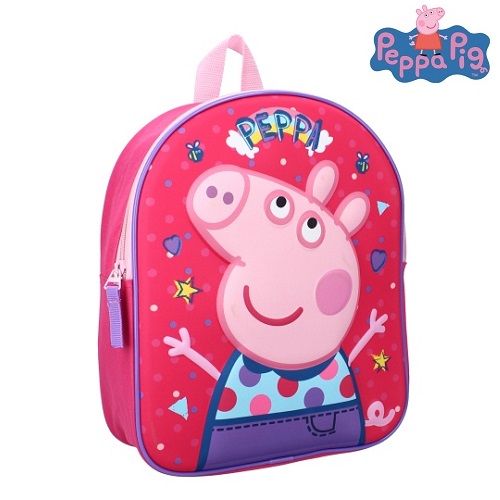 Greta Gris ryggsäck för barn Peppa Pig Friens Around Town