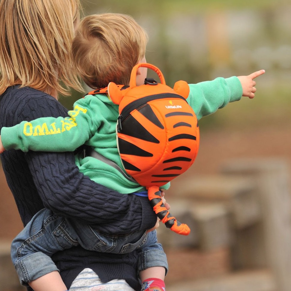 Barnryggsäck med koppel LittleLife Toddler Tiger