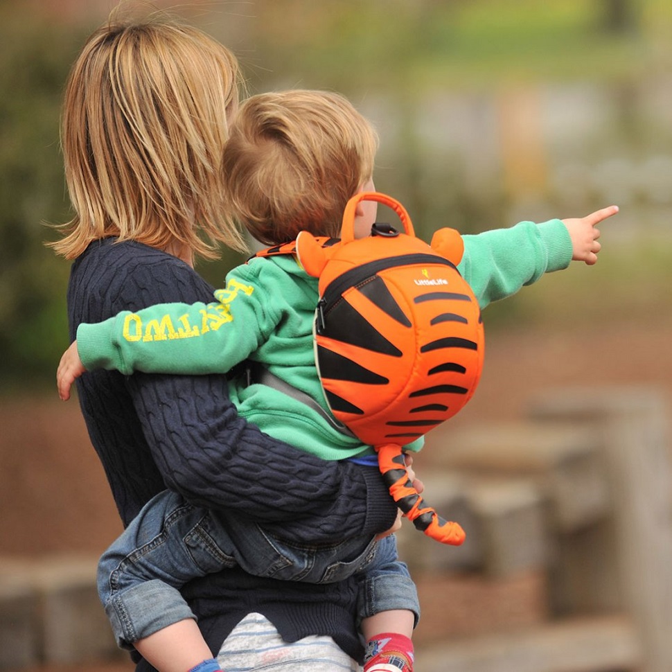 Barnryggsäck med koppel LittleLife Toddler Tiger