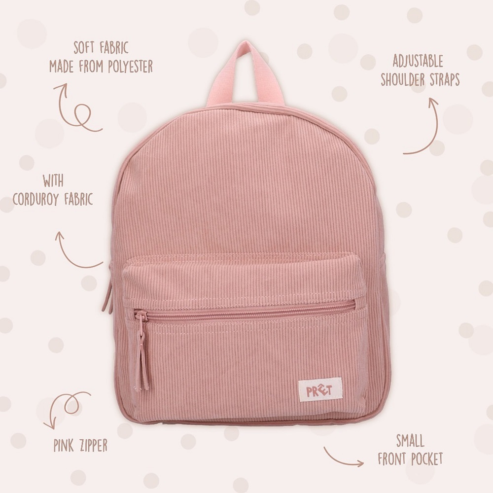 Ryggsäck för barn - Prêt Ridge and Row Pink
