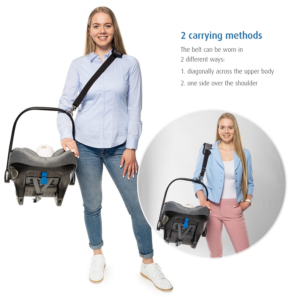 Bärrem till babyskydd Reer Clip & Go Carry