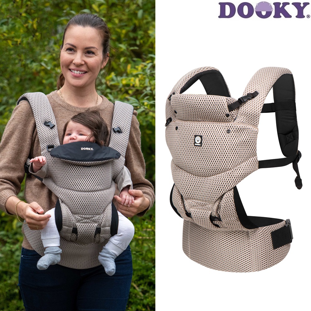 Bärsele för baby - Dooky Urban Comfort Beige Desert