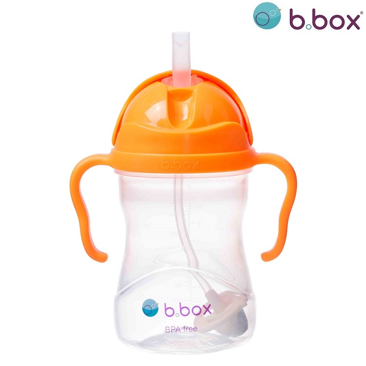 Sugrörsmugg B.box Sippy Cup Orange Zing