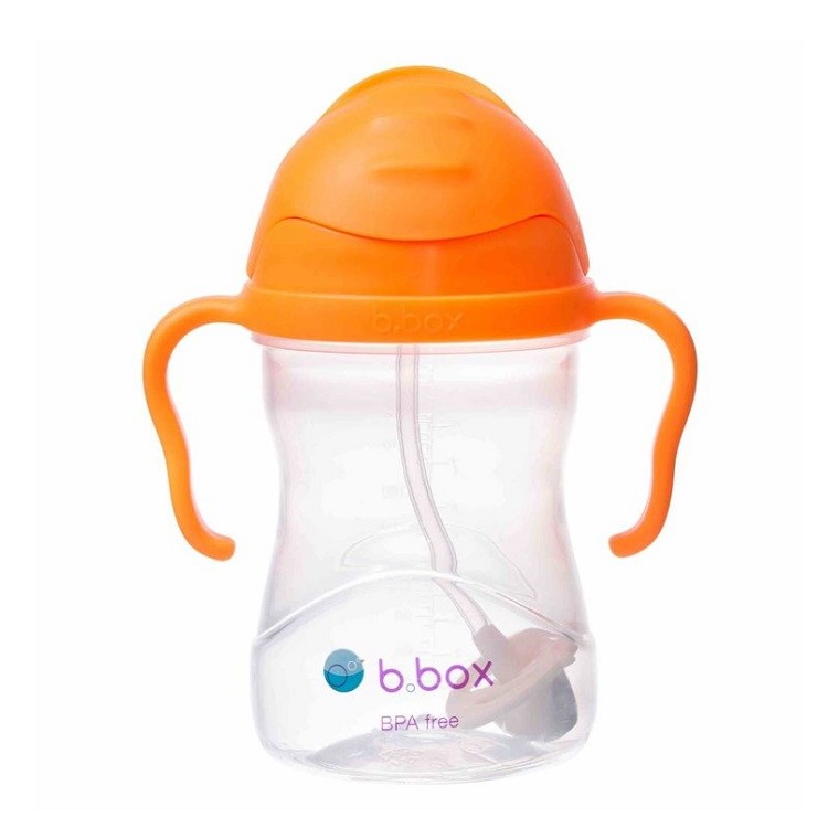 Sugrörsmugg B.box Sippy Cup Orange Zing