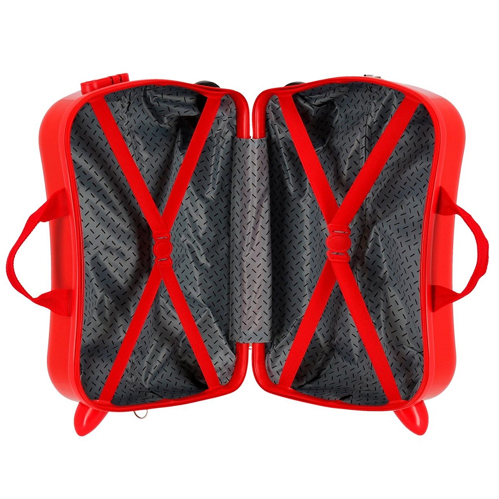 Resväska för barn att åka på Bilar Lightning McQueen Red Resväska för barn att åka på Bilar Lightning McQueen Red