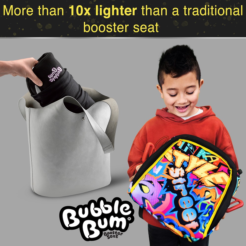 Uppblåsbar bälteskudde Bubblebum Graffiti