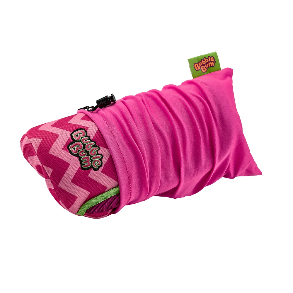 Uppblåsbar bälteskudde Bubblebum Rosa