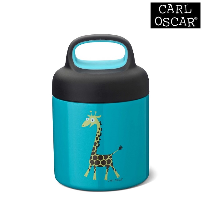 Mattermos barn Carl Oscar Lunchjar Blue Giraffe