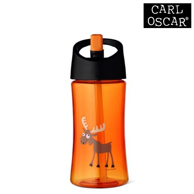 Vattenflaska barn Carl Oscar 350 ml Orange Moose