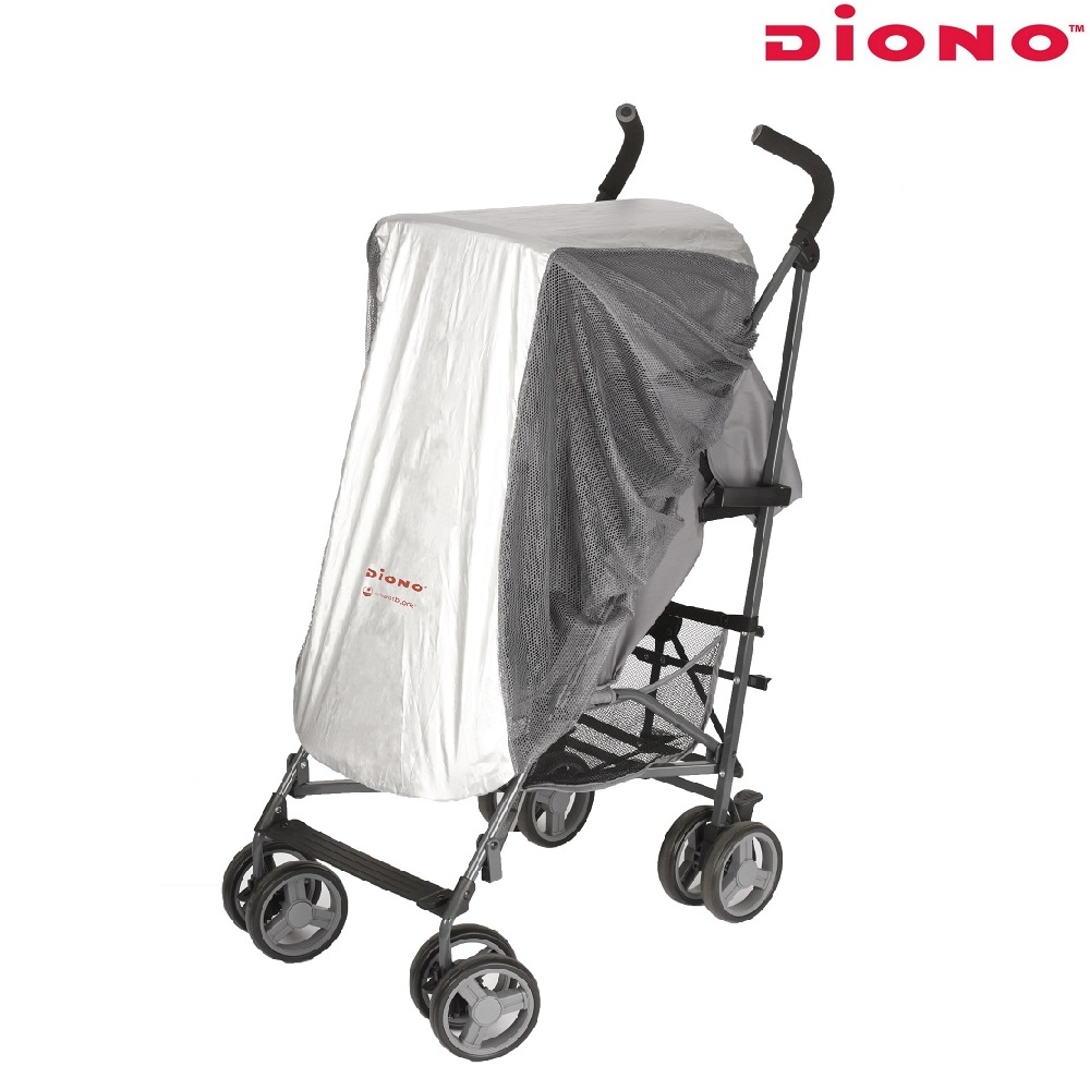 Solskydd med myggnät till barnvagn Diono