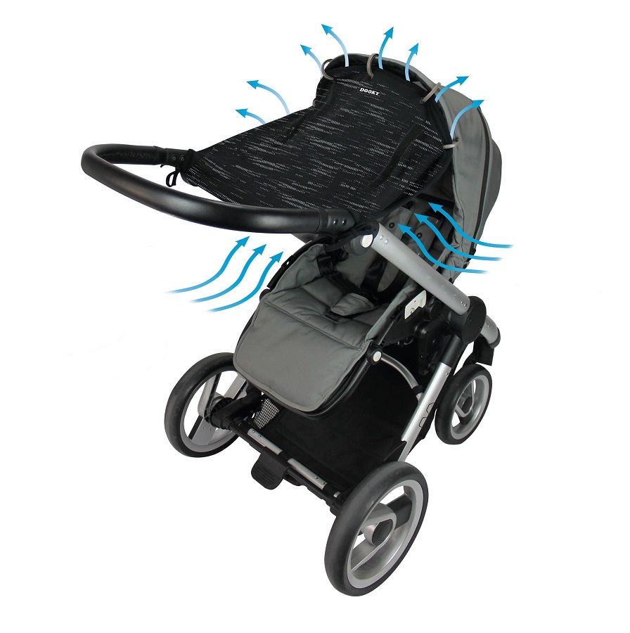 Solskydd barnvagn Dooky Design Matrix