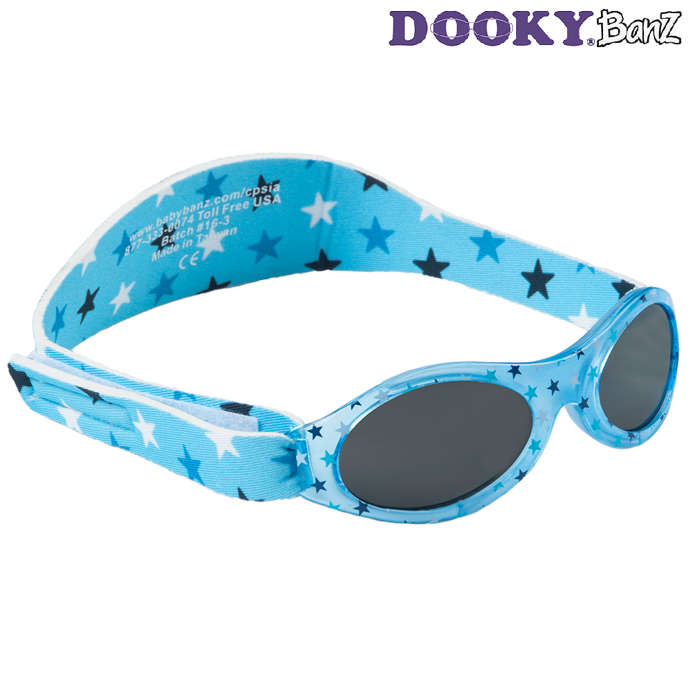 Solglasögon barn DookyBanz Blue Stars