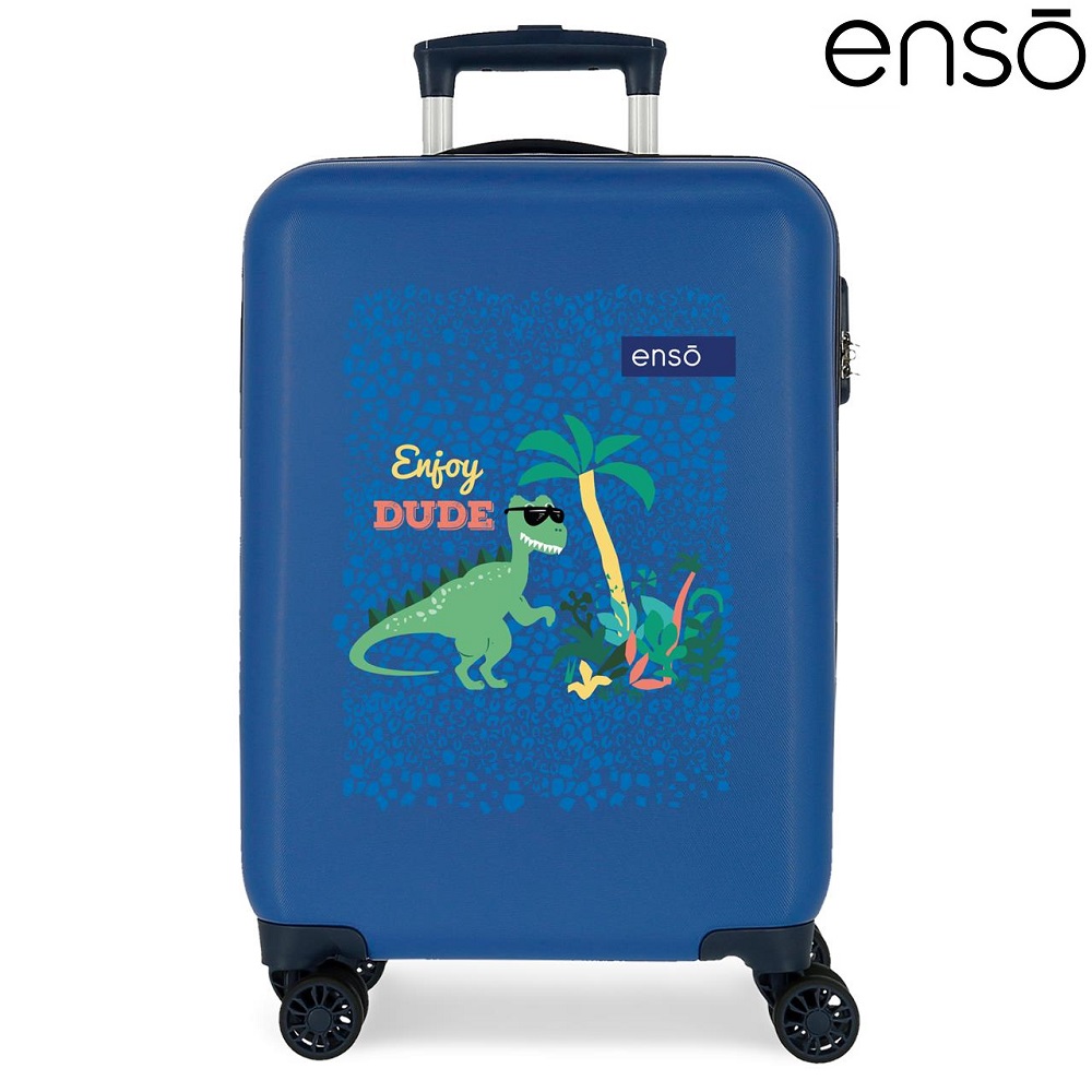 Enso barnresväska Dino ABS blå