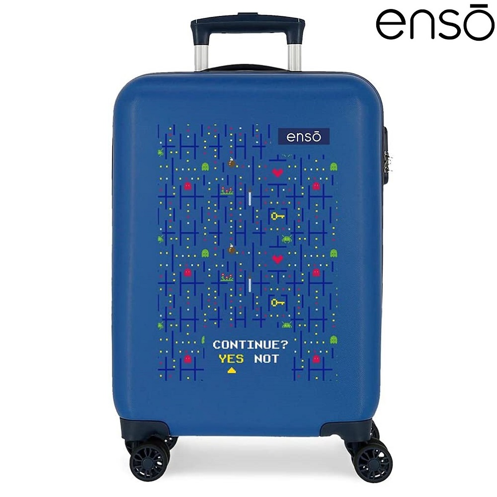Resväska för barn Enso Gamer Blue