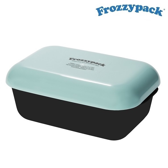 Matlåda med kylelement i locket Frozzypack Nordic Ljusblå