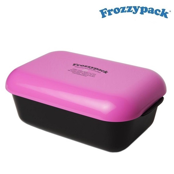 Matlåda med kylelement i locket Frozzypack Rosa