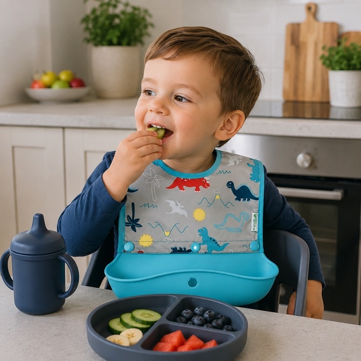 Haklapp - Green Sprouts Snap & Go Dinosaurs 3-in-1 set