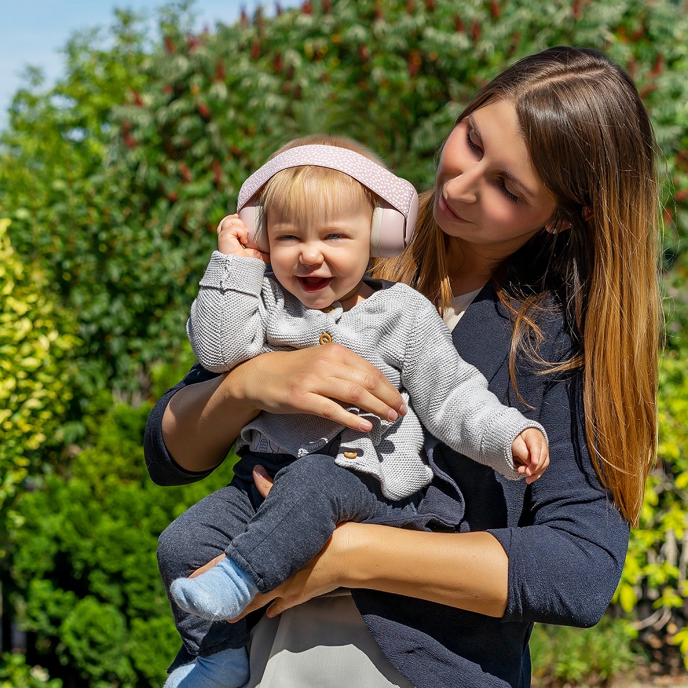 Hörselkåpor baby Reer SilentGuard rosa