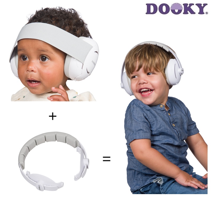 Hörselkåpor för baby och små barn Dooky 2-in-1
