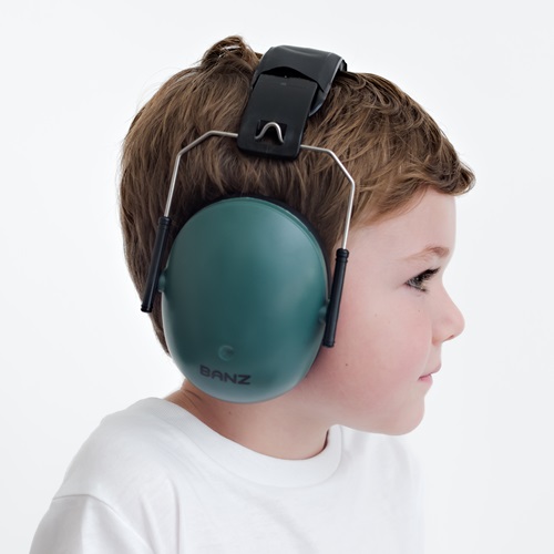Hörselkåpor för barn Banz Kidz Dark Green