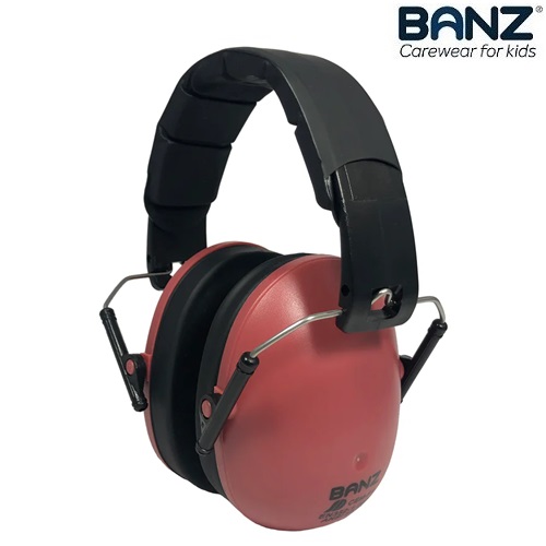 Hörselkåpor för barn Banz Kidz Maroon