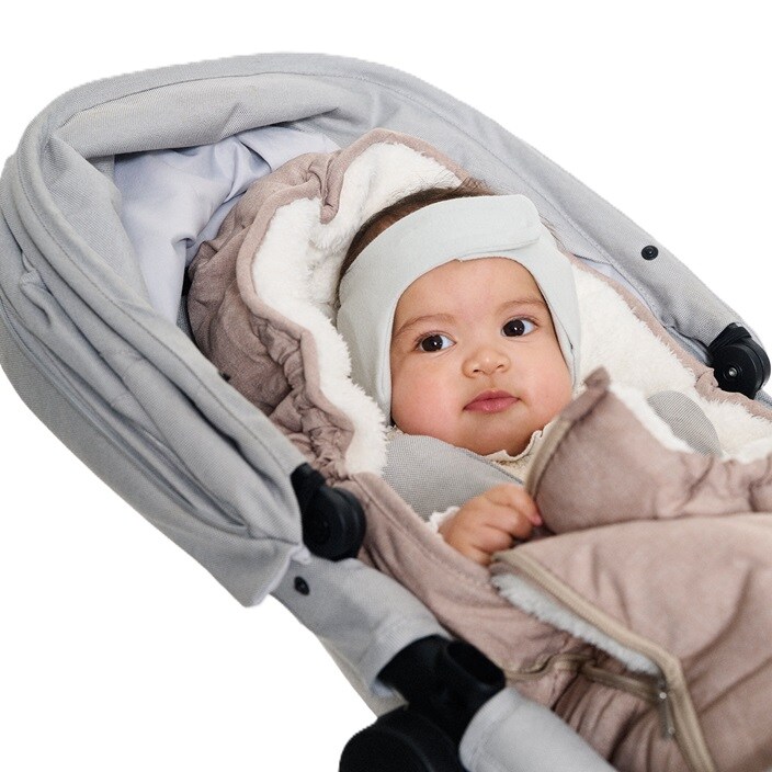 Hörselskydd för baby - Dooky Headband Grey