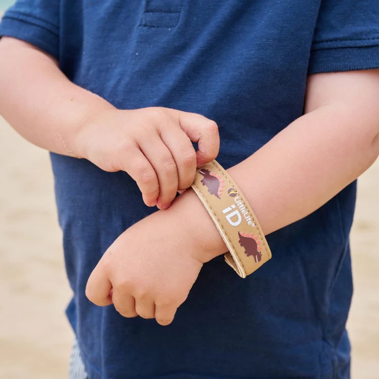 ID-armband för barn - LittleLife Dino