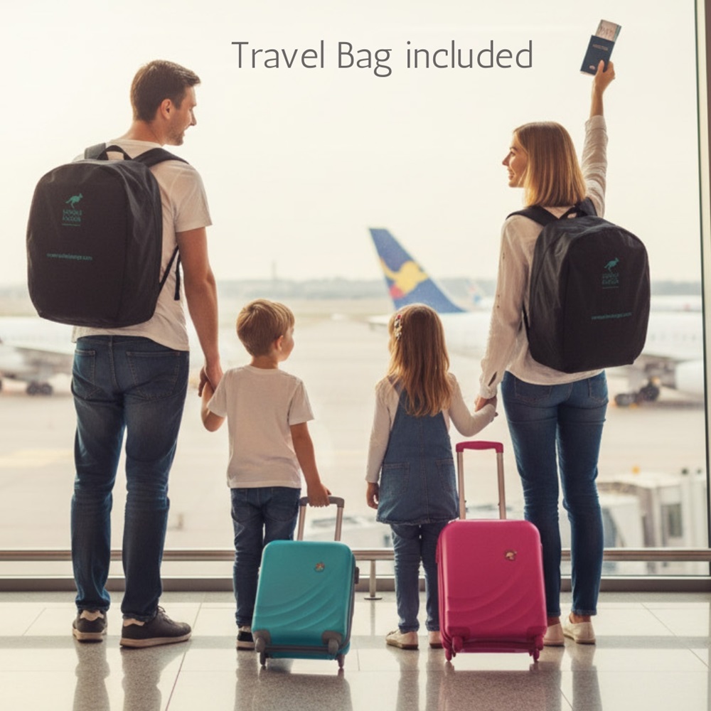 Hopfällbar bilbarnstol - Wallaroo Grow Hopfällbar bilbarnstol - Wallaroo Grow