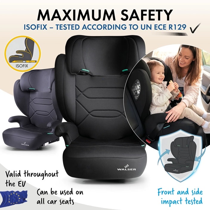 Hopfällbar bilbarnstil Walser Numa 2-in-1 Isofix