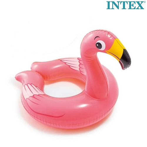 Badring för barn Intex Flamingo rosa