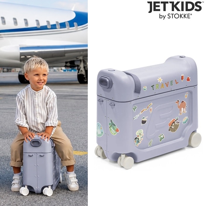 Åkbar resväska - Stokke JetKids BedBox Artic Blue